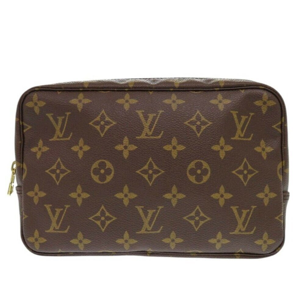 LOUIS VUITTON Authentic Brown Monogram Pouch - Picture 2 of 9